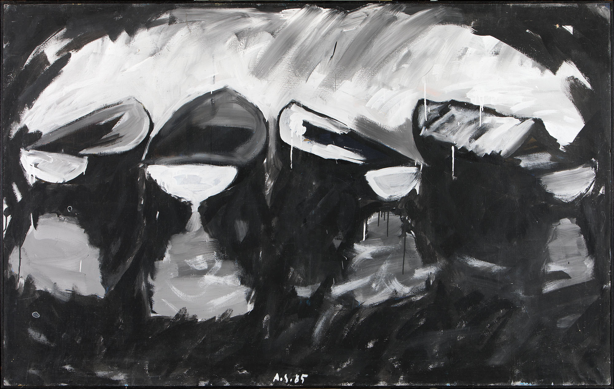 slika 1, akril na platnu, 120x190 cm, 1985