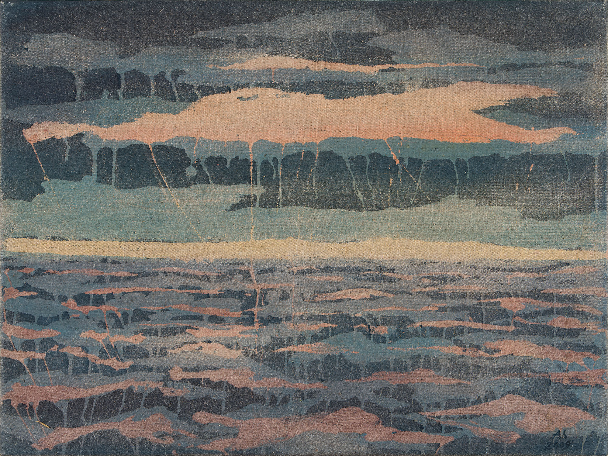 Morje 02, Akril na platnu, 60x80 cm, 2009